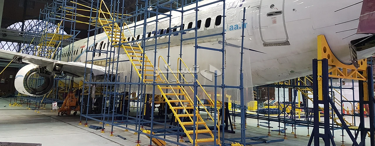 داربست - دسترسی نگهداری و تعمیرات هواپیما
